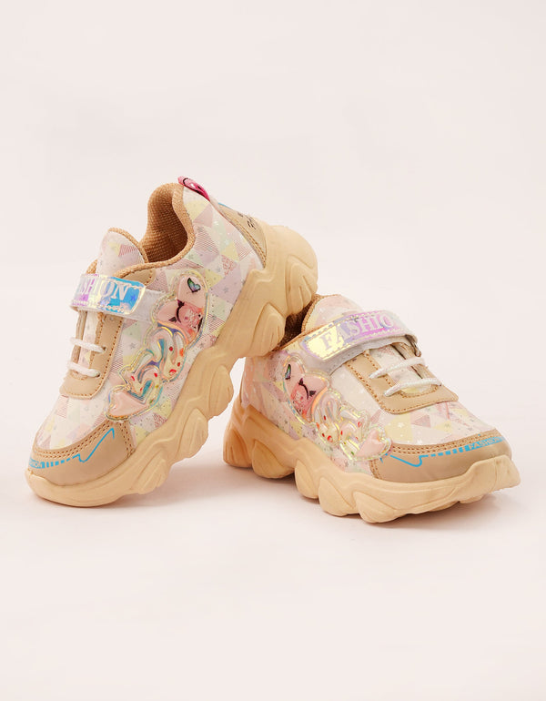 Kids Strap Running Sneakers