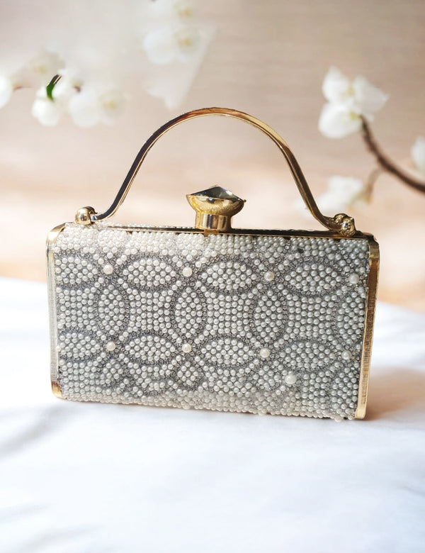 Silver | Fancy Clutch for women