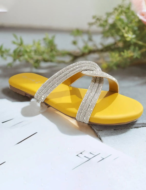 Yellow Casual Slipper