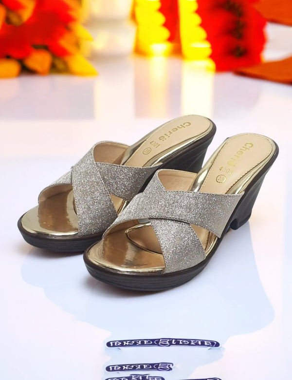 Golden Fancy Slipper