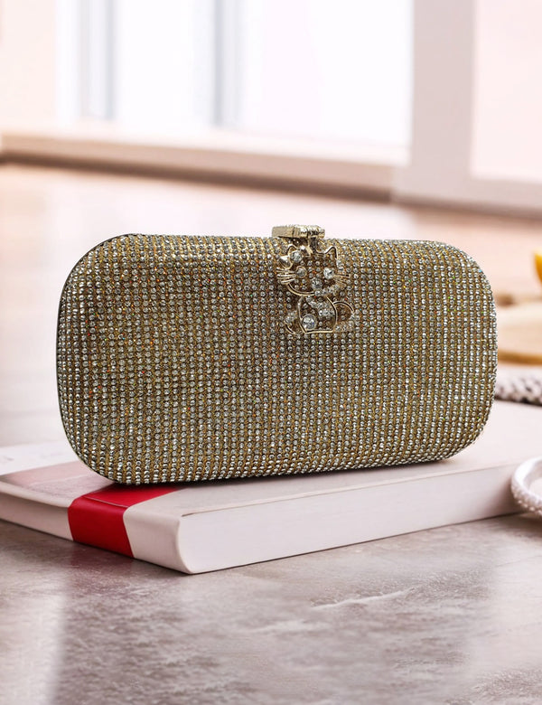 Fawn Gold | Fancy Clutch for women