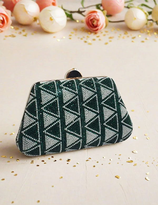 Green Fancy Clutch