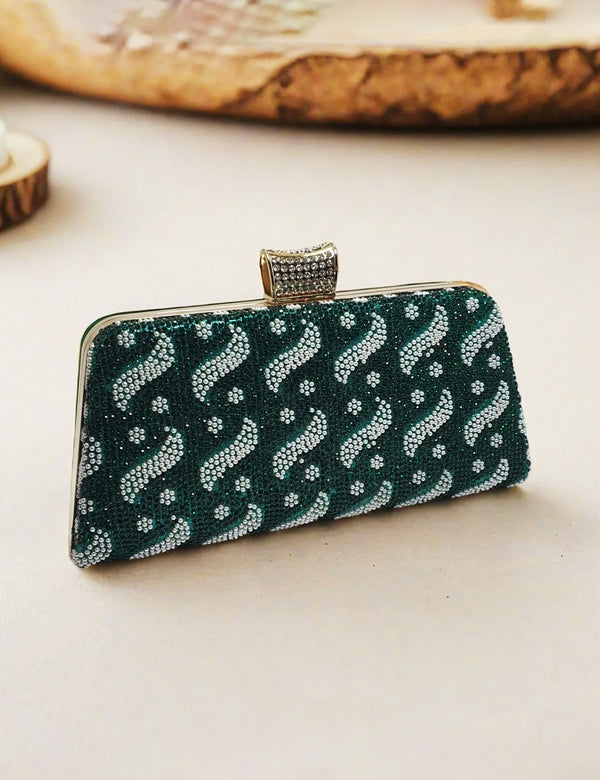 Green Fancy Clutch