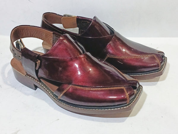 Leather Formal Peshweri for men