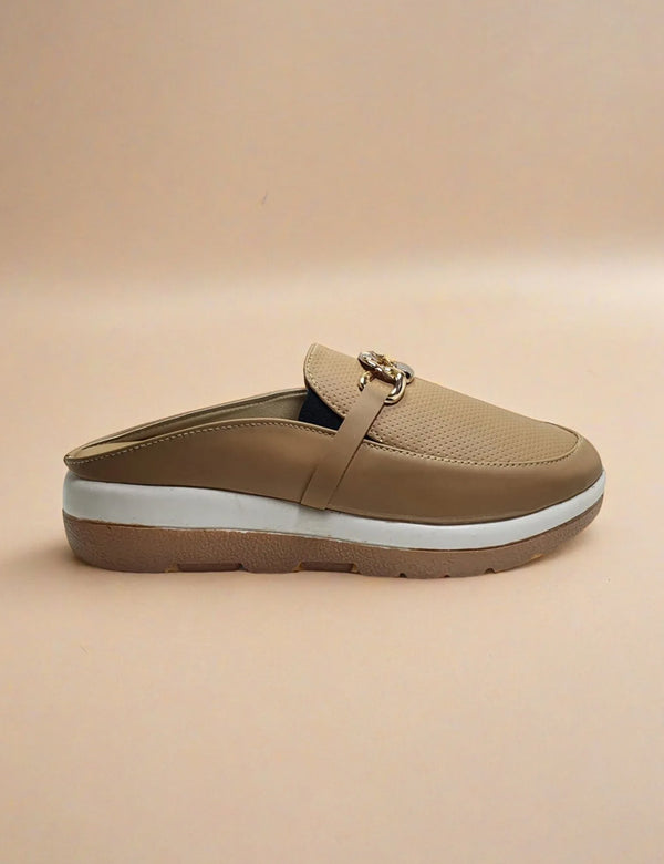 Fawn Back Open Pumps