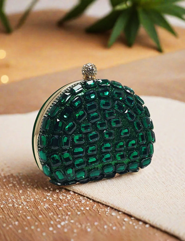 Green Fancy Clutch