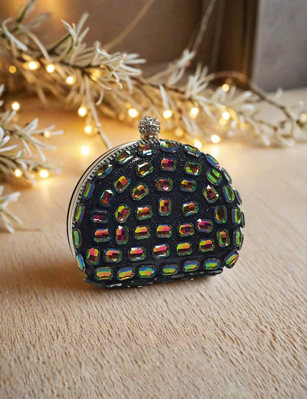 Black Fancy Clutch