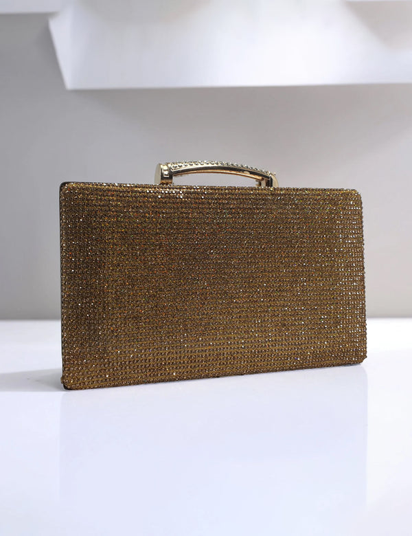 Golden | Fancy Clutch for women