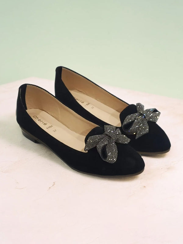 Black Fancy Pumps for Women