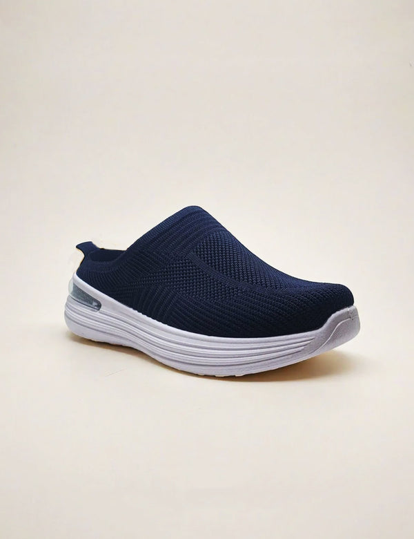 Blue Back Open Sneakers for Women