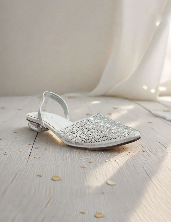 Silver Fancy Sandals