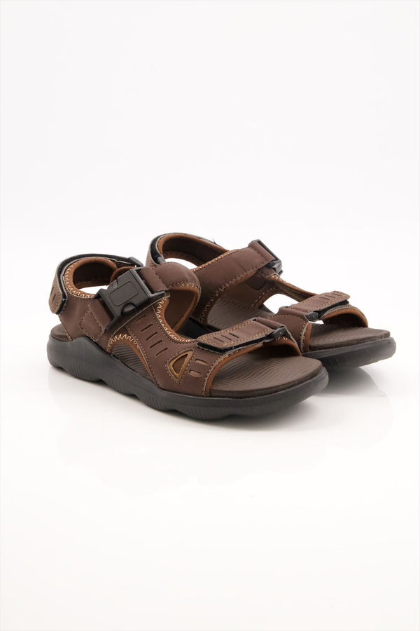 Men Synthetic Brown Sandal