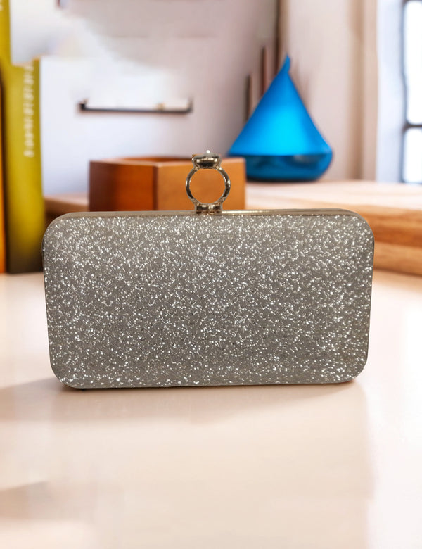 Silver | Fancy Clutch