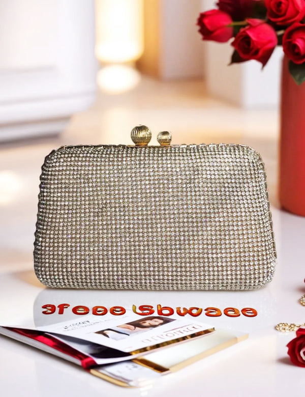 Golden | Fancy Clutch for women