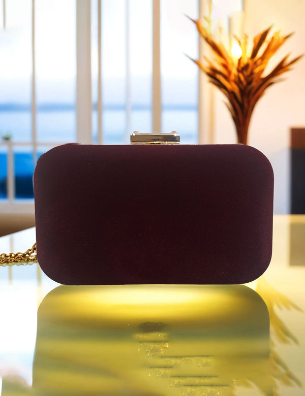 Maroon | Fancy Clutch for women