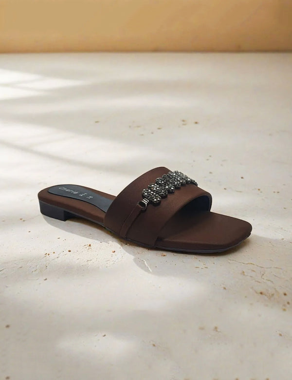 Brown Casula Slippers