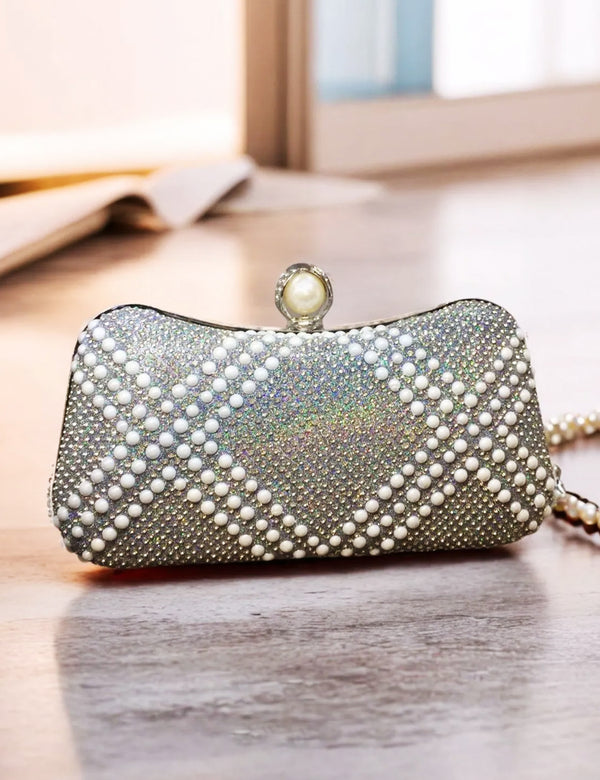 silver | Fancy Clutch for women