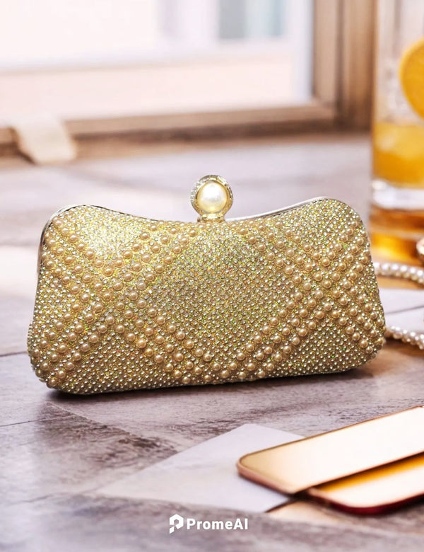 golden | Fancy Clutch for women