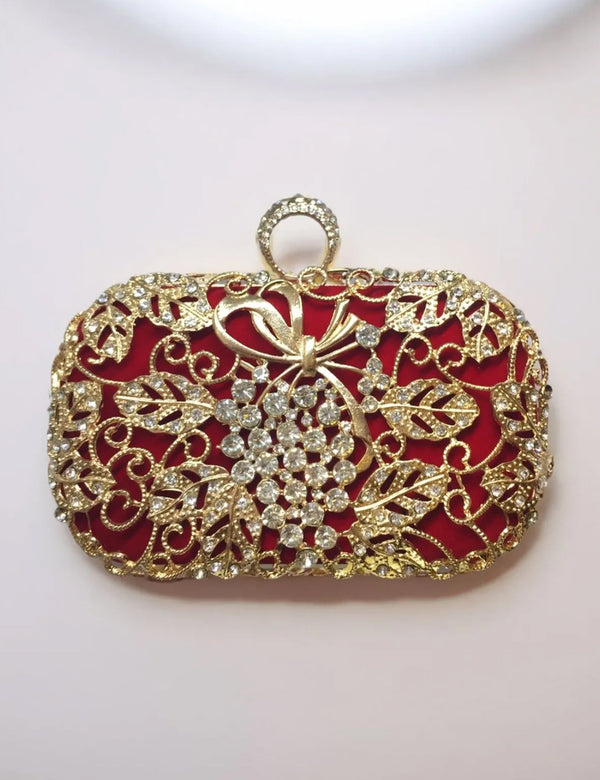 Red | Fancy Clutch for Ladies