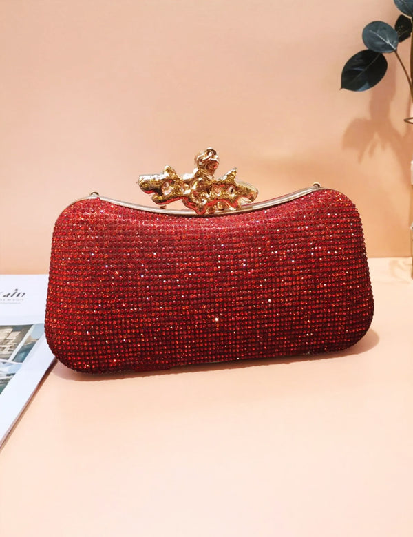 red | Fancy Clutch for women