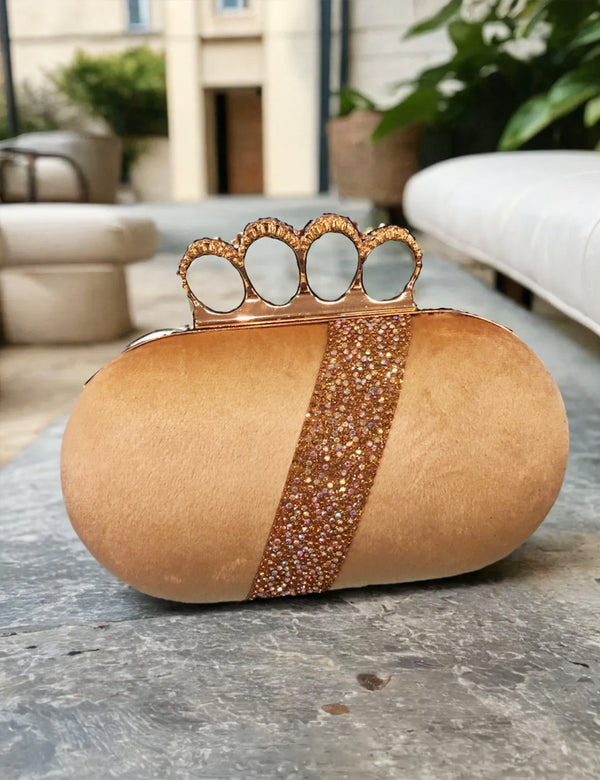 Golden | Fancy Clutch for women