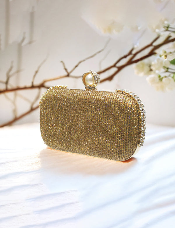 golden | Fancy Clutch for women