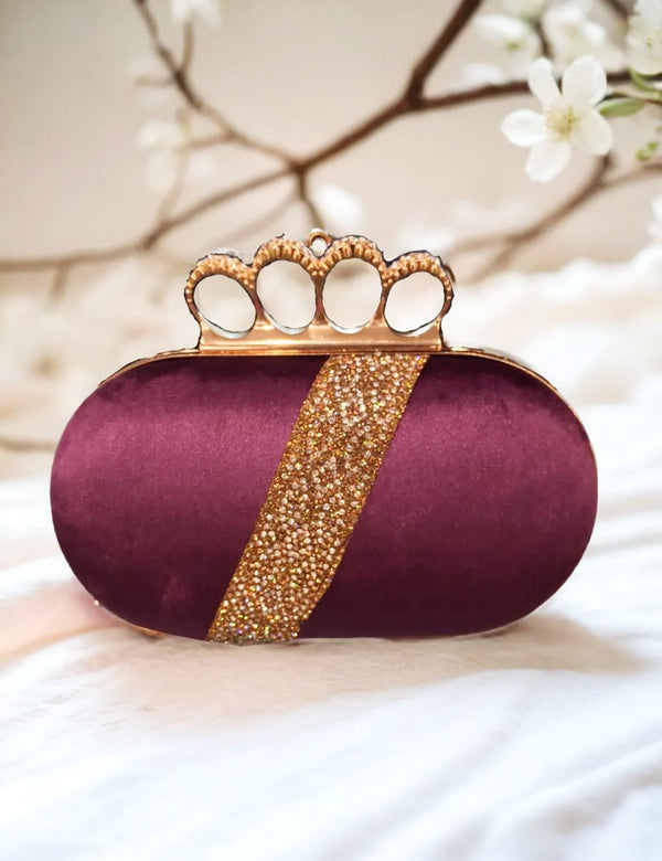 purple | Fancy Clutch for women