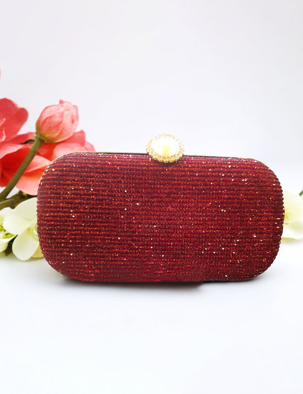 Maroon | Fancy Clutch for Ladies