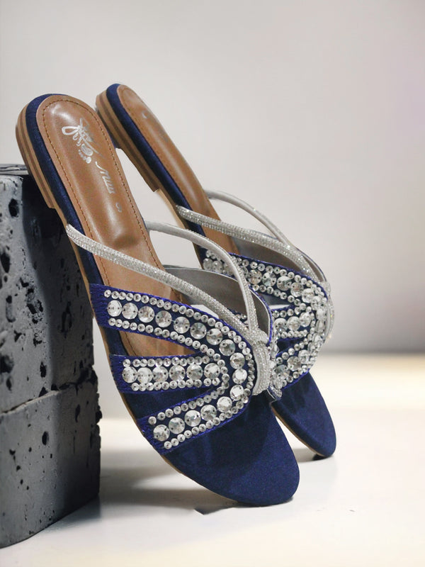 Blue | Fancy Slippers for Women