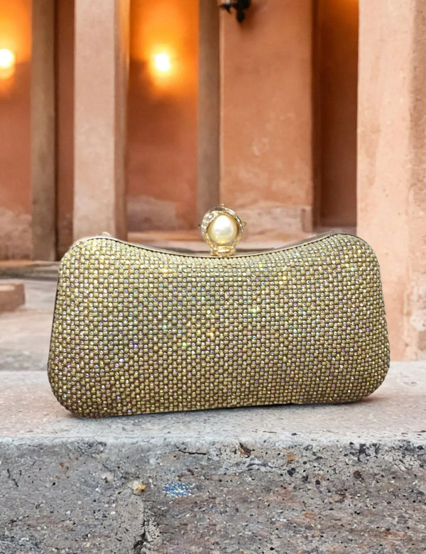 Golden | Fancy Clutch for women