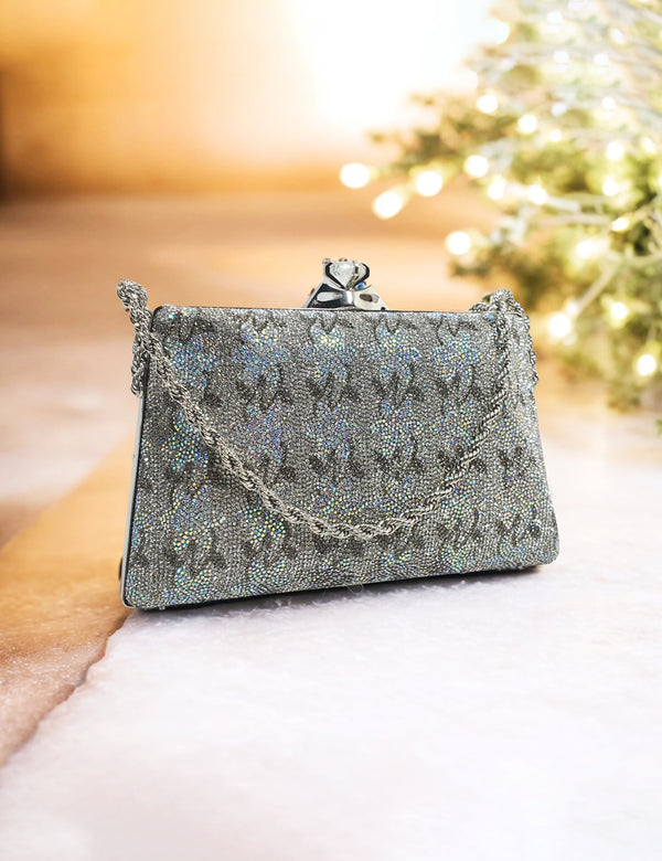 Silver | Fancy Clutch for women