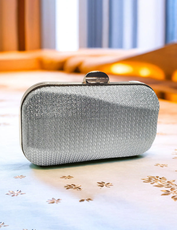 Silver | Fancy Clutch for women