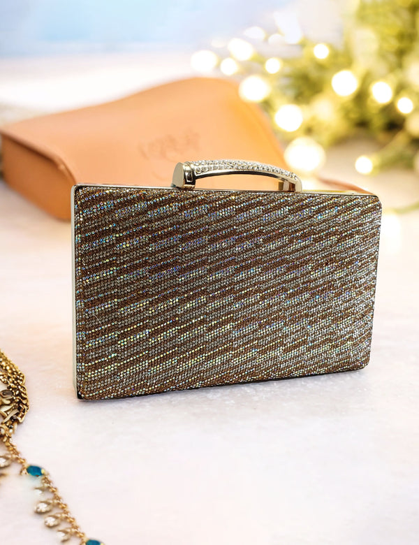 Fawn Gold | Fancy Clutch for women