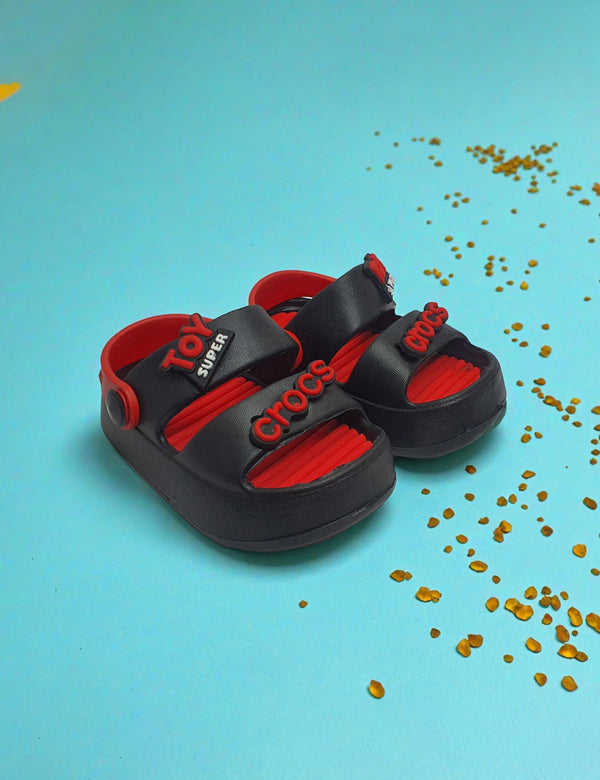 Black & Red kids sandal