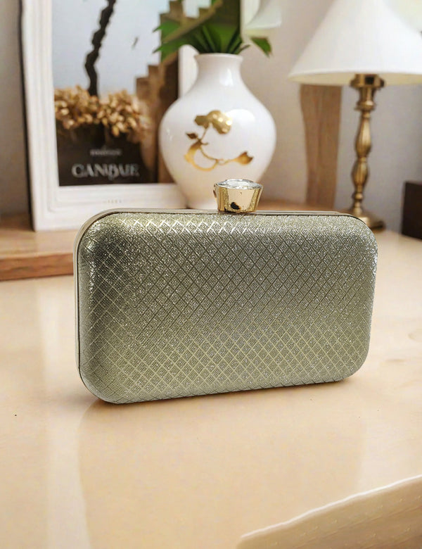 Golden | Fancy Clutch for women