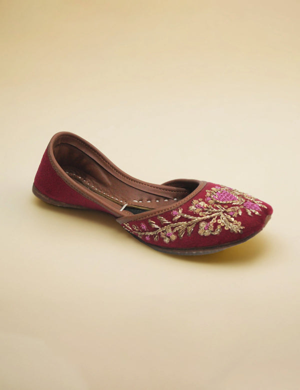 Maroon | Fancy Khussa for women