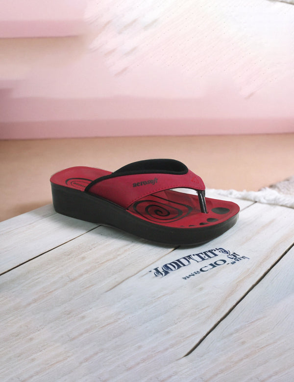 Red Summer Slippers for Kids