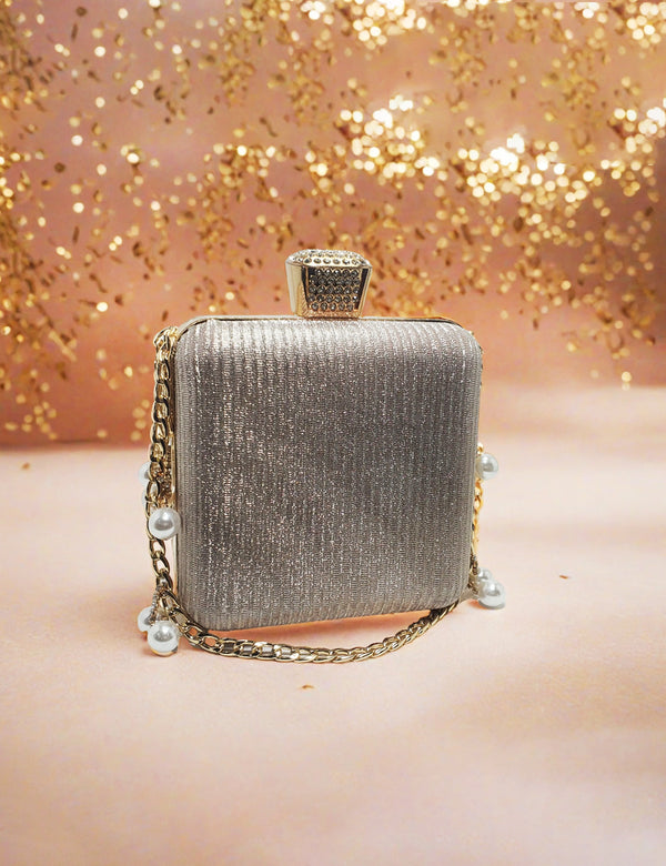 Golden Fancy Clutch