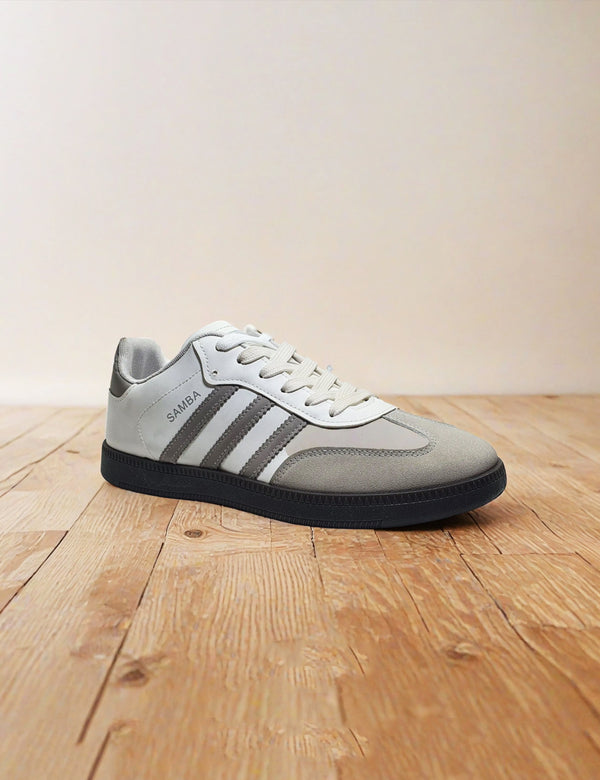 Grey White Sneakers for Men