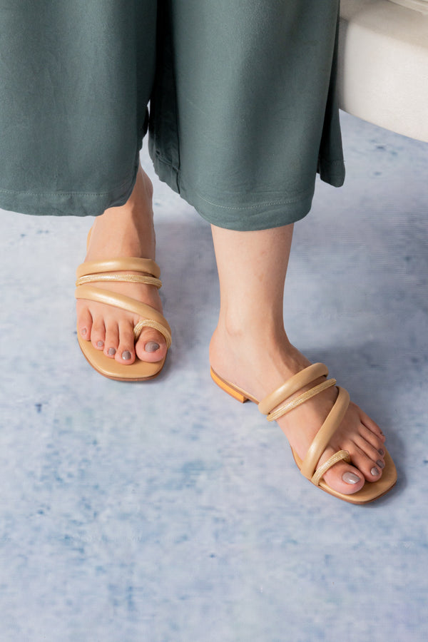 Women BEIGE flats