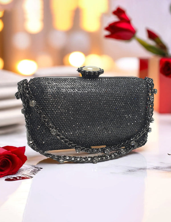 Grey | Fancy Clutch for women