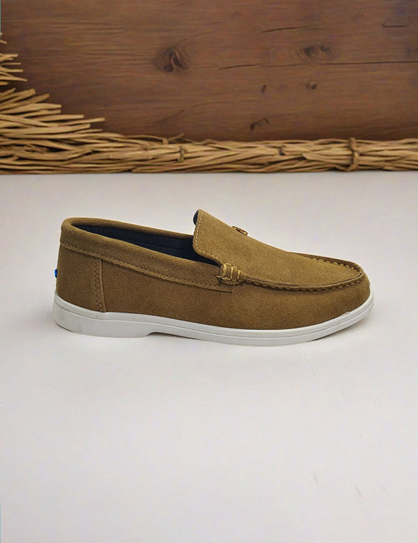 Loro piano mens musterd moccasions