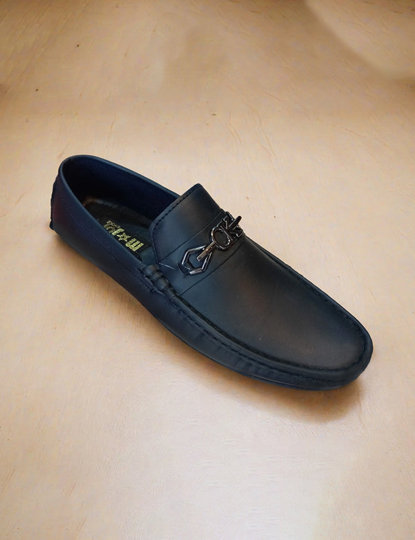 Black loafers for men