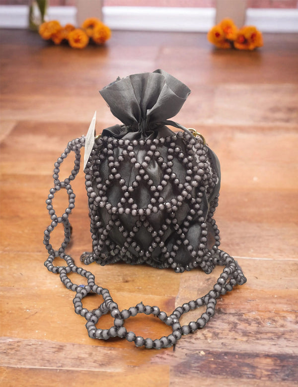 Black Grey | Fancy Potli for women