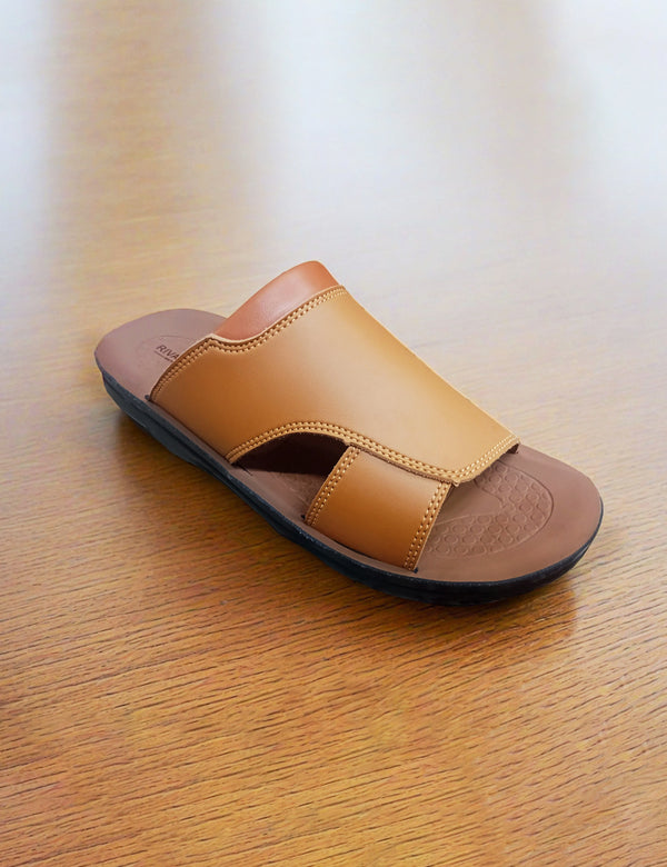 Light Brown Slippers for Men