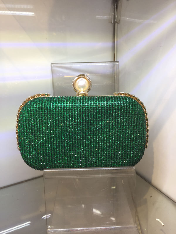 green Fancy Clutch for women