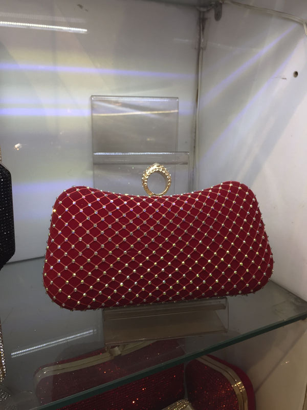 red Fancy Clutch for women