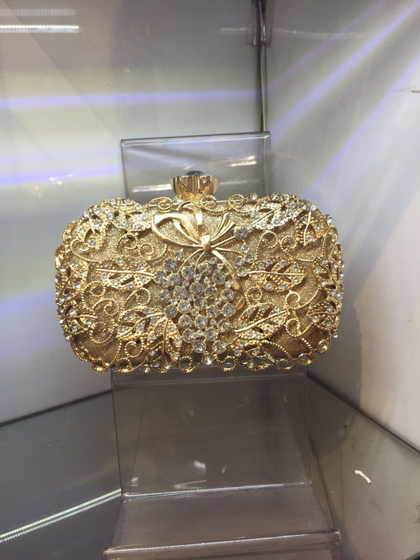 gold Fancy Clutch for women