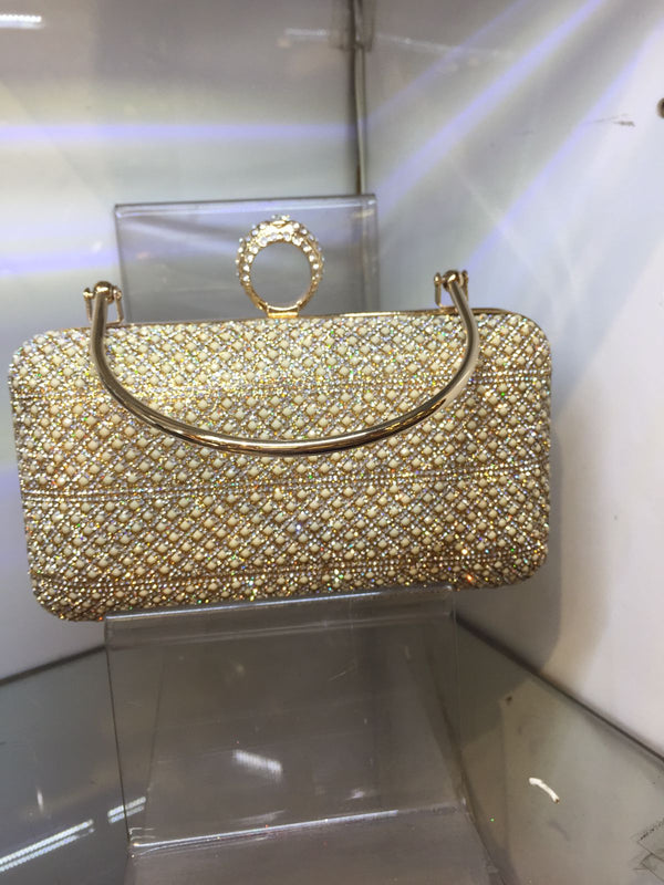 golden Fancy Clutch for women