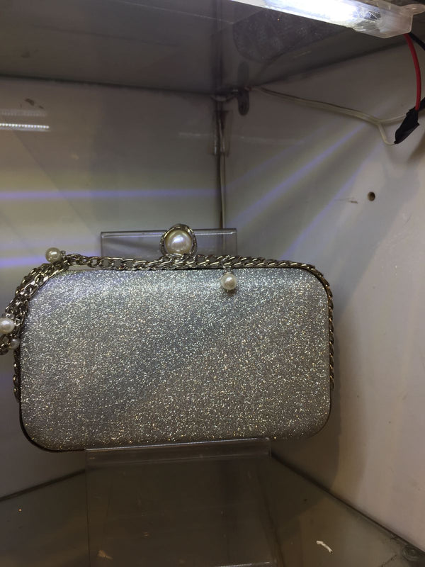 silver Fancy Clutch for women